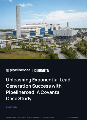 Industrial facility representing Covanta's case study on lead generation success with PipelineRoad