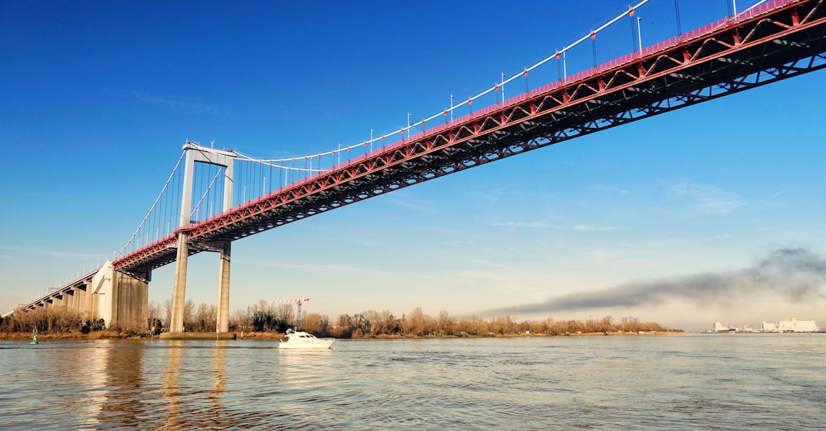Scenic view of Pont d'Aquitaine spanning the Garonne River in Bordeaux, France.