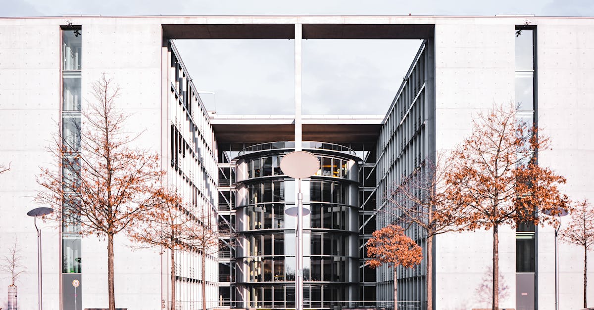 Explore the modern facade of Paul Loebe House with its striking architectural design in Berlin.