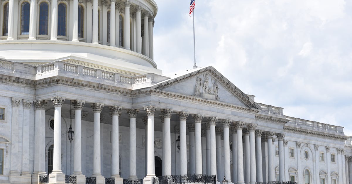 The iconic U.S. Capitol building with its neoclassical architecture in Washington, DC.